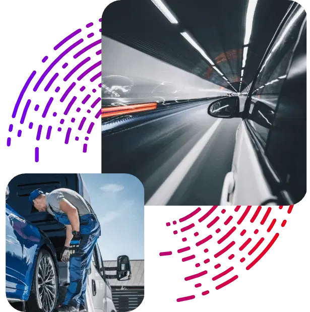 Collage of stock images